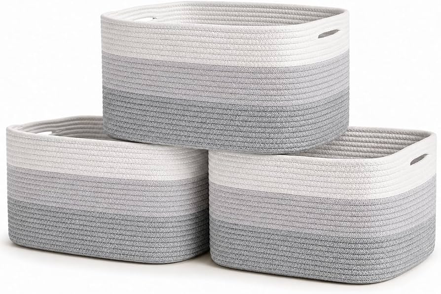 Haven Braided Cotton Rope Storage Basket